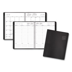 AT-A-GLANCE® Contemporary Weekly/Monthly Planner, Vertical-Column Format, 11 x 8.25, Graphite Cover, 12-Month (Jan to Dec): 2023