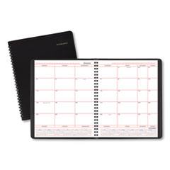 AT-A-GLANCE® Monthly Planner in Business Week Format, 10 x 8, Black Cover, 12-Month (Jan to Dec): 2023