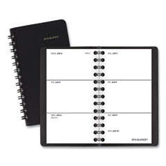 AT-A-GLANCE® Weekly Planner, 4.5 x 2.5, Black Cover, 12-Month (Jan to Dec): 2023