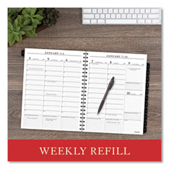 AT-A-GLANCE Executive Weekly/Monthly Planner Refill With Hourly Appointments 875 X 688 White Sheets 13 Month Jan Jan 2023 To 2024 7090810
