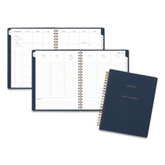 AT-A-GLANCE® Signature Collection Firenze Navy Weekly/Monthly Planner, 11 x 8.5, Navy Cover, 13-Month (Jan to Jan): 2023 to 2024