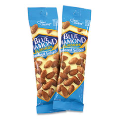 Blue Diamond® Roasted Salted Almonds, 1.5 oz Tube, 12 Tubes/Carton, Delivered in 1-4 Business Days