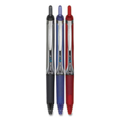 Pilot® Precise V5RT Roller Ball Pen, Retractable, Extra-Fine 0.5 mm, Assorted Ink and Barrel Colors, 3/Pack