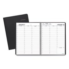 AT-A-GLANCE® Weekly Appointment Book, 11 x 8.25, Black Cover, 13-Month (Jan to Jan): 2024 to 2025