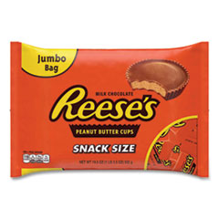 Reese's® Snack Size Peanut Butter Cups, Jumbo Bag, 19.5 oz Bag, Delivered in 1-4 Business Days