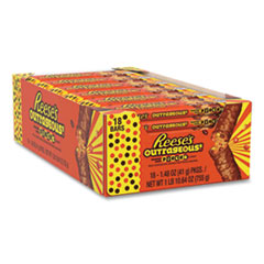 Reese's® OUTRAGEOUS! Peanut Butter Chocolate Bar, 1.48 oz Bar, 18 Bars/Box, Delivered in 1-4 Business Days