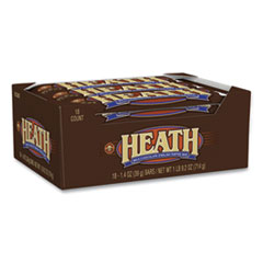 HEATH® Milk Chocolate English Toffee Candy Bar, 1.4 oz Bar, 18 Bars/Box, Ships in 1-3 Business Days