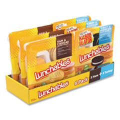 Oscar Mayer Lunchables Variety Pack, Turkey/American and Ham/Cheddar, 6/Box, Delivered in 1-4 Business Days