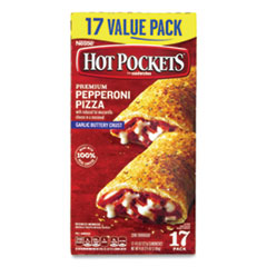 Hot Pockets® Sandwiches, Premium Pepperoni Pizza, 4.5 oz, 17/Box, Delivered in 1-4 Business Days