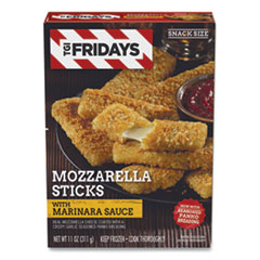 TGI Friday's™ Mozzarella Sticks with Marinara Sauce, 11 oz Box, 2 Boxes/Carton, Delivered in 1-4 Business Days