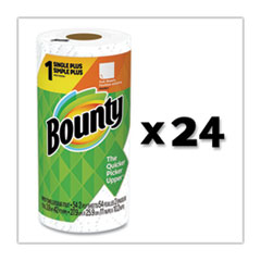 Bounty® Kitchen Roll Paper Towels, 2-Ply, White, 48 Sheets/Roll, 24 Rolls/Carton