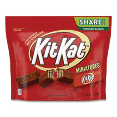 Kit Kat® Miniatures Milk Chocolate Share Pack, 10.1 oz Bag, 3/Pack, Ships in 1-3 Business Days
