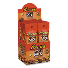 Reese's® Snack Mix, Milk Chocolate Peanut Butter, 2 oz Tube, 10 Tubes/Box, Delivered in 1-4 Business Days