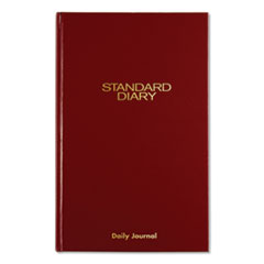 AT-A-GLANCE® Standard Diary Daily Journal, 2023 Edition, Wide/Legal Rule, Red Cover, (210) 12 x 7.75 Sheets