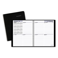 AT-A-GLANCE® DayMinder Open-Schedule Weekly Appointment Book, 8.75 x 7, Black Cover, 12-Month (Jan to Dec): 2023