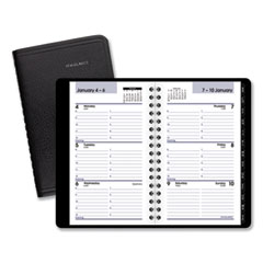 AT-A-GLANCE® DayMinder Weekly Pocket Appointment Book with Telephone/Address Section, 6 x 3.5, Black Cover, 12-Month (Jan to Dec): 2024