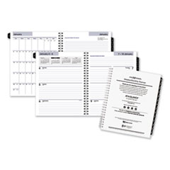 AT-A-GLANCE® DayMinder Executive Weekly/Monthly Refill, 8.75 x 7, White Sheets, 12-Month (Jan to Dec): 2024