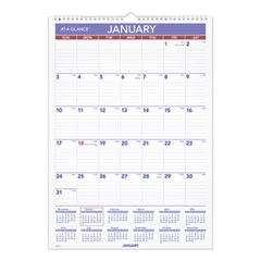 AT-A-GLANCE® Erasable Wall Calendar, 12 x 17, White Sheets, 12-Month (Jan to Dec): 2022
