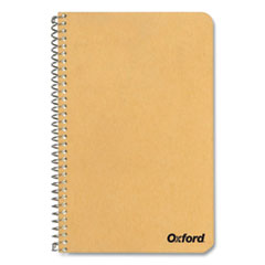 Oxford™ One-Subject Notebook, Medium/College Rule, Tan Cover, (80) 11 x 8.5 Sheets