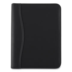 AT-A-GLANCE® Black Leather Planner/Organizer Starter Set, 8.5 x 5.5, Black Cover, 12-Month (Jan to Dec): Undated