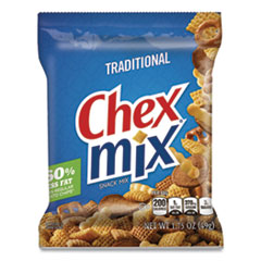Chex Mix® Traditional Snack Mix, 1.75 oz Snack Pack, 60 Packs/Carton