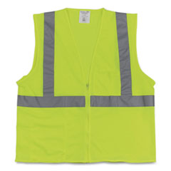 PIP ANSI Class 2 Two-Pocket Zipper Mesh Safety Vest