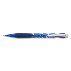 Pentel® Icy Mechanical Pencil, 0.5 mm, HB (#2), Black Lead, Transparent Blue Barrel, Dozen
