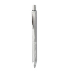 EnerGel Alloy Gel Pen, Retractable, Medium 0.7 mm, Black Ink, Gold Barrel