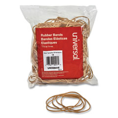 Universal® Rubber Bands, Size 18, 0.04" Gauge, Beige, 4 oz Box, 400/Pack
