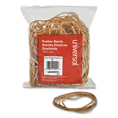 Universal® Rubber Bands, Size 19, 0.04" Gauge, Beige, 4 oz Box, 310/Pack