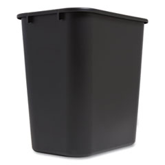Coastwide Professional™ Open Top Indoor Trash Can, 3.5 gal, Plastic, Black