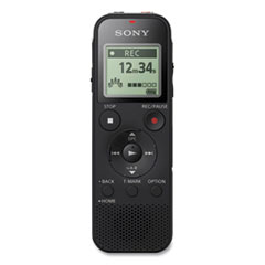 Sony® ICD-PX470 Digital Voice Recorder, 4 GB, Black