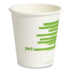 Perk™ Eco-ID™ Compostable Paper Hot Cups