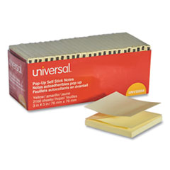 Universal® Fan-Folded Self-Stick Pop-Up Note Pads
