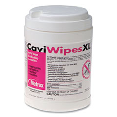 CaviWipes™ XL Disinfecting Towelettes, 10 x 12, Fragrance Free, 66 Wipes/Canister
