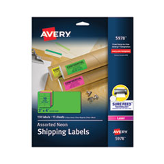 Avery® High-Visibility ID Labels