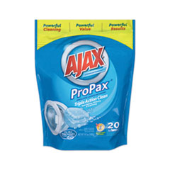 Ajax® Laundry Detergent Pods, Oxy Overload, Fresh Burst Scent, 16 Loads, 16 Pods/Pouch, 8 Pouches/Carton