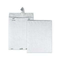 Lightweight 14 lb Tyvek Catalog Mailers, #12 1/2, Square Flap, Redi-Strip Adhesive Closure, 9.5 x 12.5, White, 100/Box