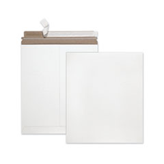 Quality Park™ Extra-Rigid Photo/Document Mailer, Cheese Blade Flap, Self-Adhesive Closure, 12.75 x 15, White, 25/Box