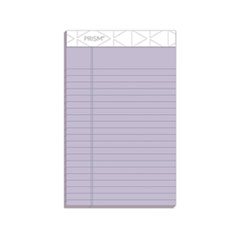 TOPS™ Prism + Colored Writing Pads, Narrow Rule, 50 Pastel Orchid 5 x 8 Sheets, 12/Pack