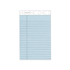 TOPS™ Prism + Colored Writing Pads, Narrow Rule, 50 Pastel Blue 5 x 8 Sheets, 12/Pack