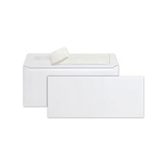 Quality Park™ Redi-Strip Envelope, #10, Commercial Flap, Redi-Strip Heat-Resistant Adhesive Closure, 4.13 x 9.5, White, 500/Box