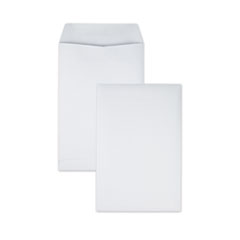 Quality Park™ Redi-Seal Catalog Envelope, #1, Cheese Blade Flap, Redi-Seal Adhesive Closure, 6 x 9, White, 100/Box