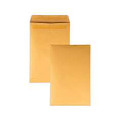 Quality Park™ Redi-Seal Catalog Envelope, #15, Cheese Blade Flap, Redi-Seal Adhesive Closure, 10 x 15, Brown Kraft, 250/Box
