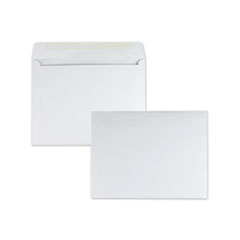 Quality Park™ Open-Side Booklet Envelope, #13 1/2, Cheese Blade Flap, Gummed Closure, 10 x 13, White, 100/Box