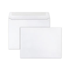 Quality Park™ Open-Side Booklet Envelope, #10 1/2, Cheese Blade Flap, Gummed Closure, 9 x 12, White, 250/Box