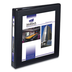 Avery® Framed View Heavy-Duty Binders, 3 Rings, 1" Capacity, 11 x 8.5, Black