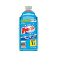 Windex® Glass Cleaner with Ammonia-D, 67.6 oz Refill, 6/Carton