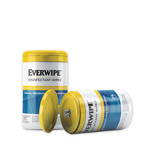 Legacy Everwipe Disinfectant Wipes, 7 x 7, 75/Canister, 6/Carton