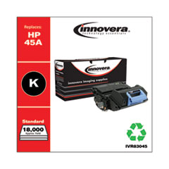 Innovera® Remanufactured Black Toner, Replacement for 45A (Q5945A), 18,000 Page-Yield